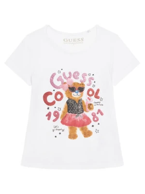 Guess T-Shirt K6RI03 K6YW4 Biały Regular Fit
