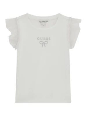 Guess T-Shirt K6RI12 KCU20 Biały Regular Fit