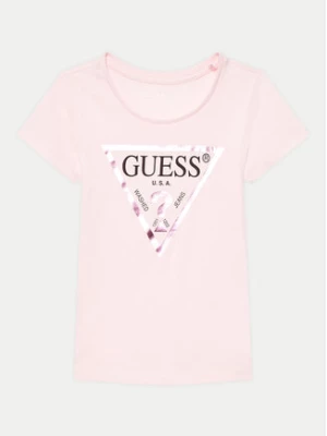 Guess T-Shirt K73I56 K8HM0 Różowy Regular Fit