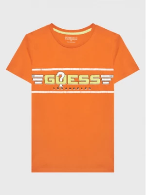 Guess T-Shirt L3RI17 K8HM0 Pomarańczowy Regular Fit