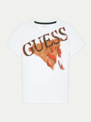 Guess T-Shirt L4BI02 I3Z14 Biały Regular Fit