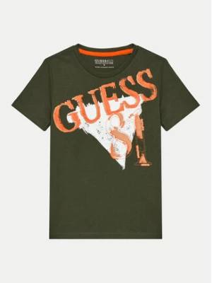 Guess T-Shirt L4BI02 I3Z14 Zielony Regular Fit