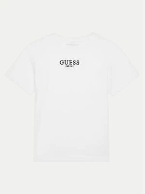 Guess T-Shirt L4BI07 J1314 Biały Regular Fit