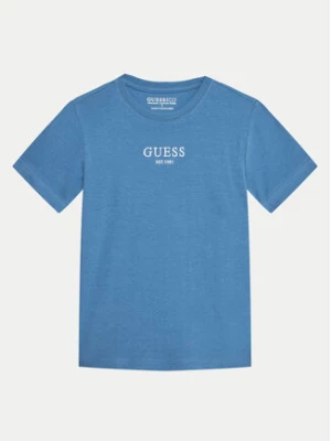 Guess T-Shirt L4BI07 J1314 Granatowy Regular Fit