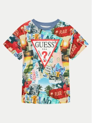 Guess T-Shirt L4GI08 K8HM3 Kolorowy Regular Fit