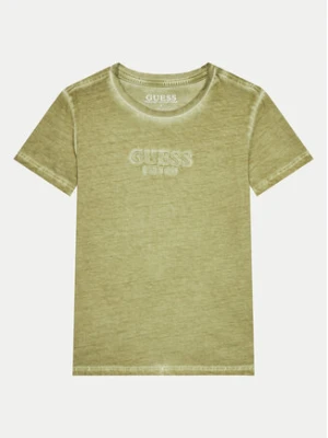 Guess T-Shirt L4GI30 K8HM4 Zielony Regular Fit