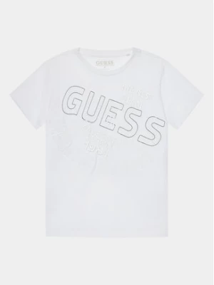 Guess T-Shirt L4RI06 K8HM4 Biały Regular Fit