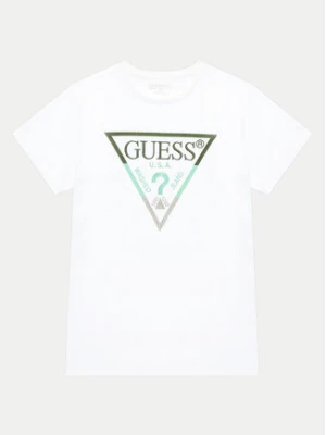 Guess T-Shirt L4YI06 K8HM4 Biały Regular Fit