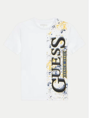 Guess T-Shirt L4YI35 K8HM4 Biały Regular Fit