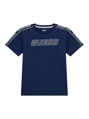 Guess T-Shirt L4YI50 J1314 Granatowy Regular Fit