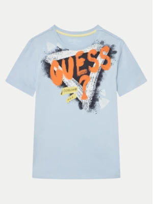 Guess T-Shirt L5GI00 K8HM4 Niebieski Regular Fit