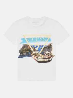 Guess T-Shirt L5GI07 K6XN4 Biały Regular Fit