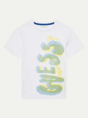 Guess T-Shirt L5GI12K8HM4 Biały Classic Fit