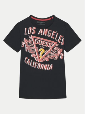 Guess T-Shirt L5RI00 K8HM4 Czarny Regular Fit