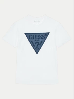 Guess T-Shirt L5RI14 K8HM4 Biały Regular Fit