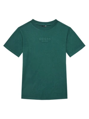 Guess T-Shirt L5RI36 K8HM4 Zielony Regular Fit