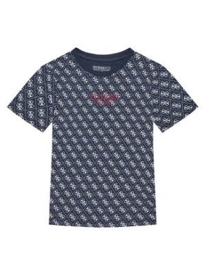 Guess T-Shirt L5YI19 K8HM4 Granatowy Regular Fit