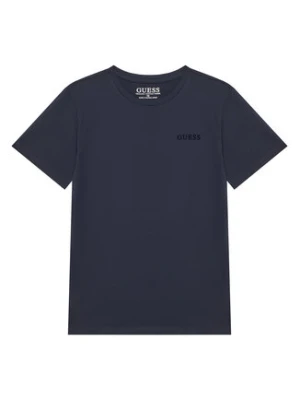 Guess T-Shirt L5YI39 K8HM4 Granatowy Regular Fit