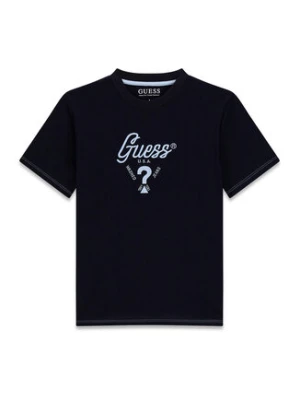 Guess T-Shirt L6GI06 K8HM4 Granatowy Relaxed Fit