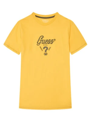 Guess T-Shirt L6GI06 K8HM4 Żółty Relaxed Fit