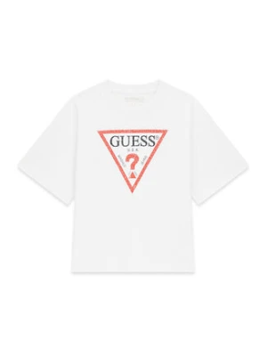 Guess T-Shirt L6GI18 K8HM4 Biały Relaxed Fit
