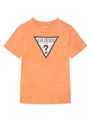 Guess T-Shirt L6GI18 K8HM4 Pomarańczowy Relaxed Fit