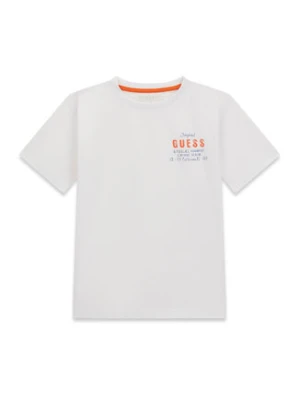 Guess T-Shirt L6GI21 K8HM4 Biały Regular Fit