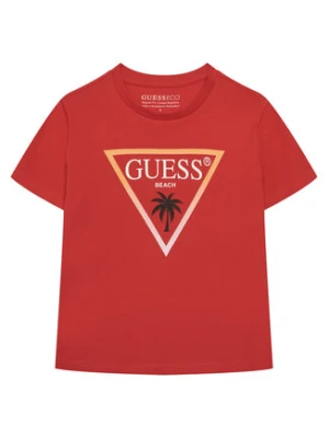 Guess T-Shirt L6GI27 J1314 Czerwony Regular Fit