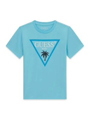 Guess T-Shirt L6GI27 J1314 Niebieski Regular Fit
