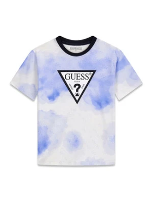 Guess T-Shirt L6RI03 K8HM4 Błękitny Regular Fit