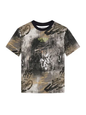 Guess T-Shirt L6RI04 K8HM4 Kolorowy Oversize