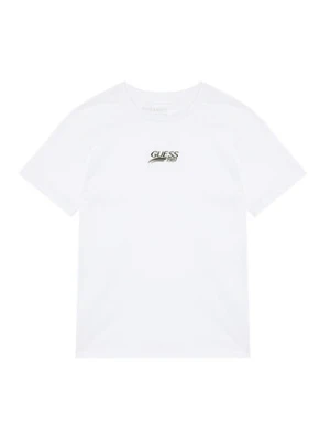 Guess T-Shirt L6RI10 K8HM4 Biały Regular Fit