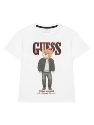Guess T-Shirt L6RI11 K8HM4 Biały Regular Fit