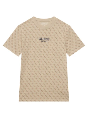 Guess T-Shirt L6YI17 K3744 Beżowy Regular Fit