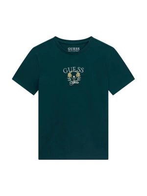 Guess T-Shirt L6YI25 K3764 Zielony ciemny Regular Fit