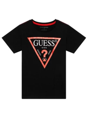 Guess T-Shirt L73I55 K8HM0 Czarny Regular Fit