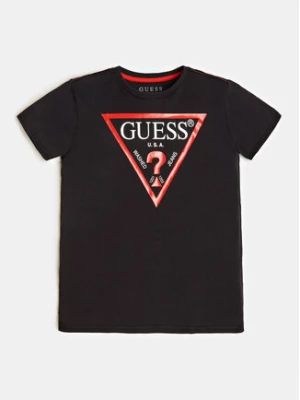 Guess T-Shirt L73I55 K8HM0 Czarny Regular Fit