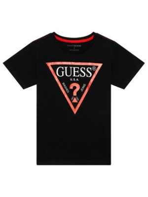 Guess T-Shirt L73I55 K8HM0 Czarny Regular Fit