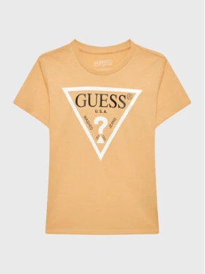 Guess T-Shirt L73I55 K8HM0 Pomarańczowy Regular Fit