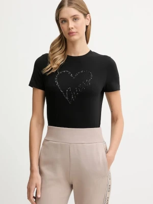 Guess t-shirt LOVE damski kolor czarny V5BI13 J1314