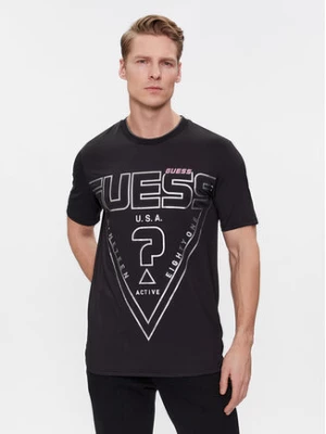 Guess T-Shirt Lugh Z4RI07 KC220 Czarny Slim Fit