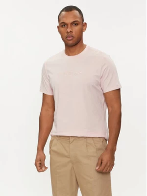 Guess T-Shirt M2BP47 K7HD0 Różowy Slim Fit
