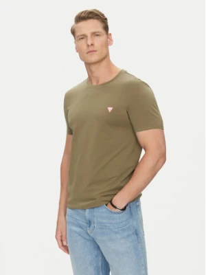 Guess T-Shirt M2YI24 J1314 Khaki Slim Fit