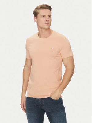 Guess T-Shirt M2YI24 J1314 Pomarańczowy Slim Fit