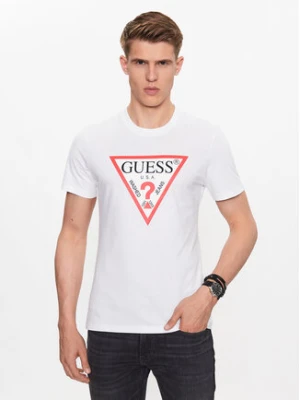 Guess T-Shirt M2YI71 I3Z14 Biały Slim Fit