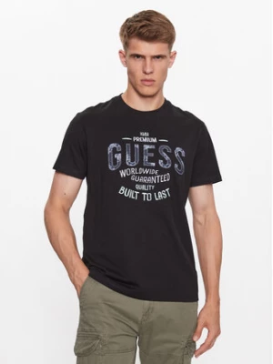 Guess T-Shirt M3BI41 K8FQ4 Czarny Regular Fit