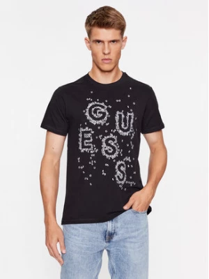 Guess T-Shirt M3BI42 K8FQ4 Czarny Regular Fit