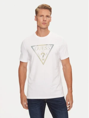 Guess T-Shirt M4BI35 J1314 Biały Slim Fit