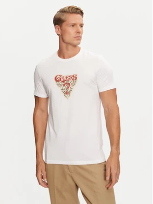 Guess T-Shirt M4BI44 I3Z14 Biały Regular Fit