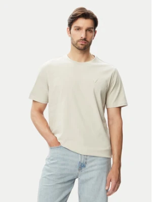 Guess T-Shirt M4YI0A KCCM1 Beżowy Regular Fit